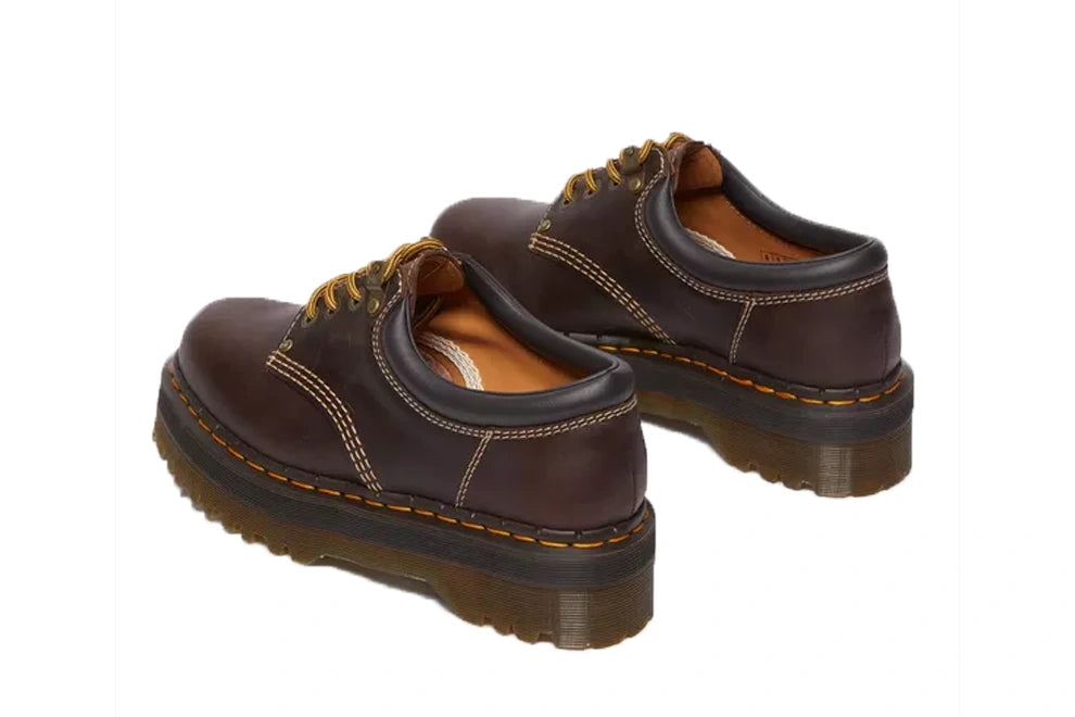 8053 Arc Crazy Horse Leather Platform Casual Shoes