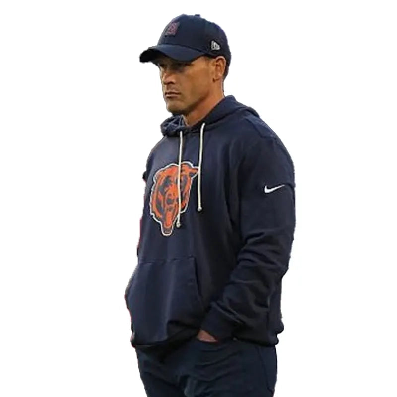 Ben Johnson Chicago Bears 2025 Sideline Hoodie