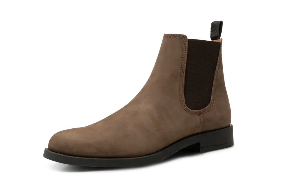Charles Chelsea Boot Leather - DARK BROWN