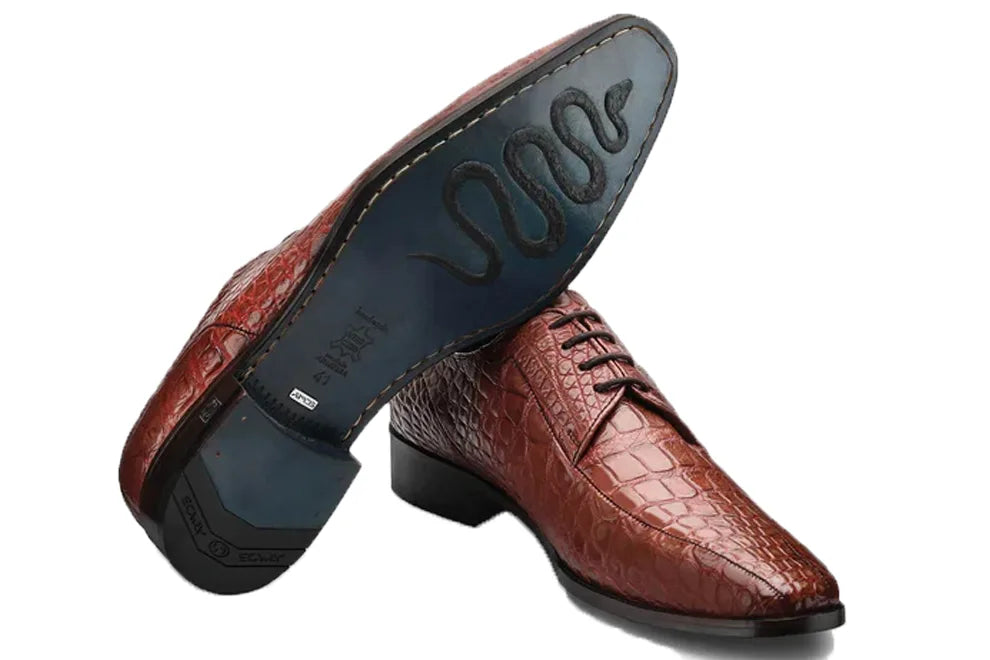 Crocodile leather lace-ups Shoes