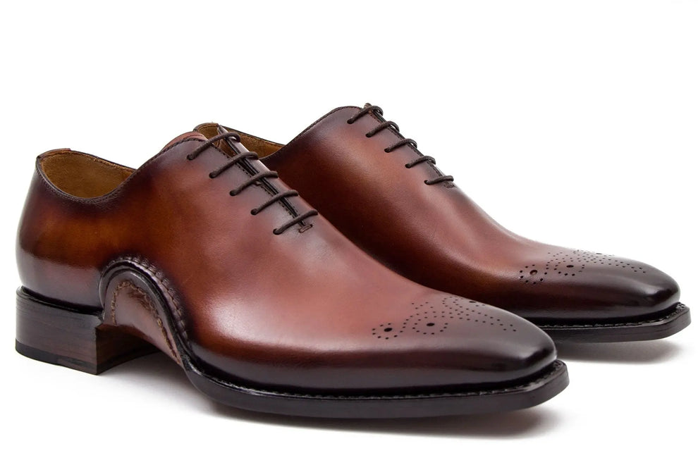 Goodyear Handmade Patina Oxford Shoes