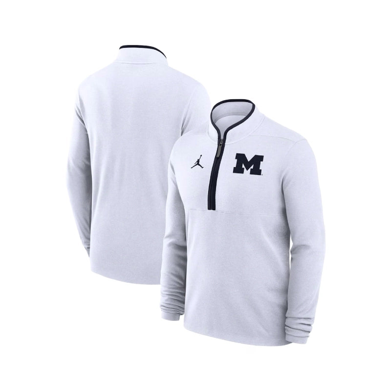 Dusty May Michigan Wolverines Half-Zip Sweatshirt