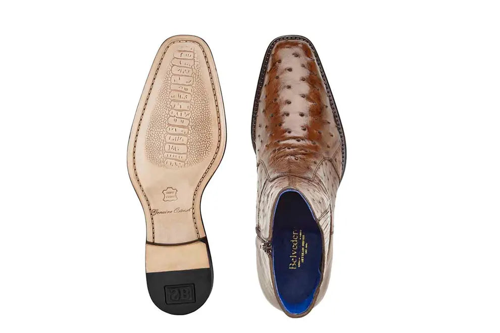 Genuine Ostrich Leather Boots