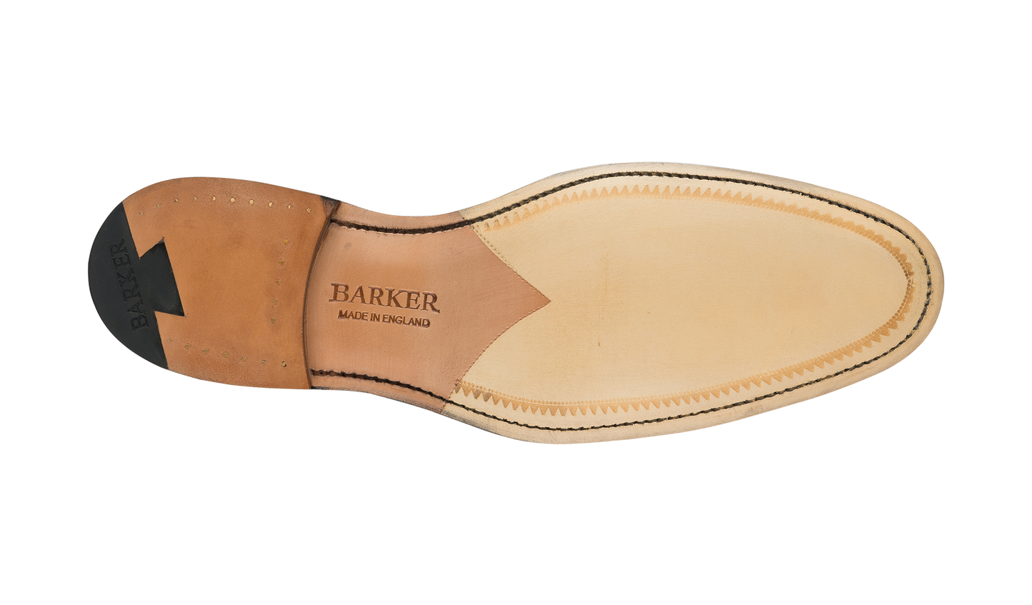 Valiant - Navy Hand Painted Brogue