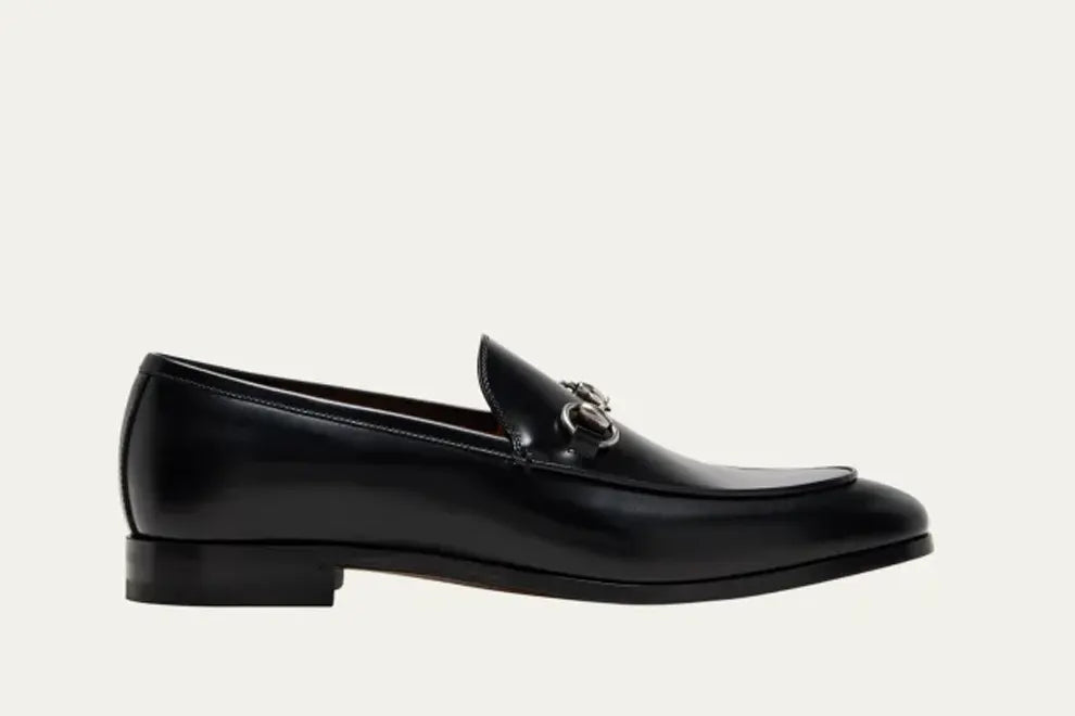 Gucci Men's Next Bit Leather Loafers
