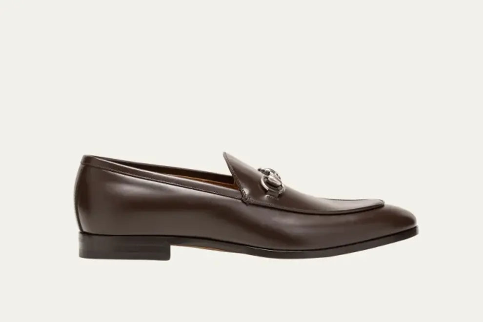 Gucci Men's Next Bit Leather Loafers