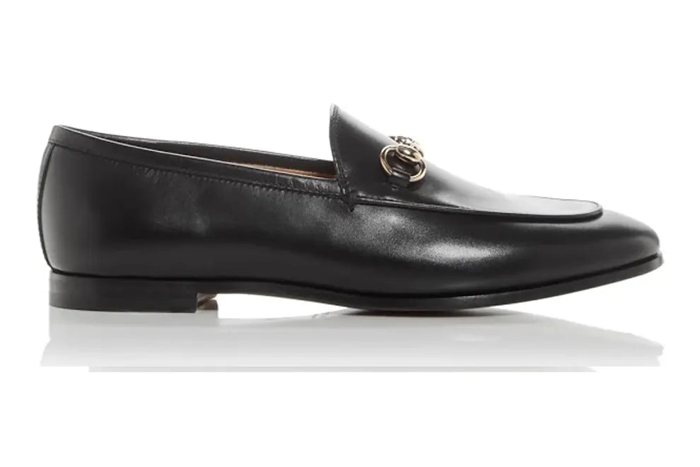 Women's Jordaan Leather Horsebit Loafers Black