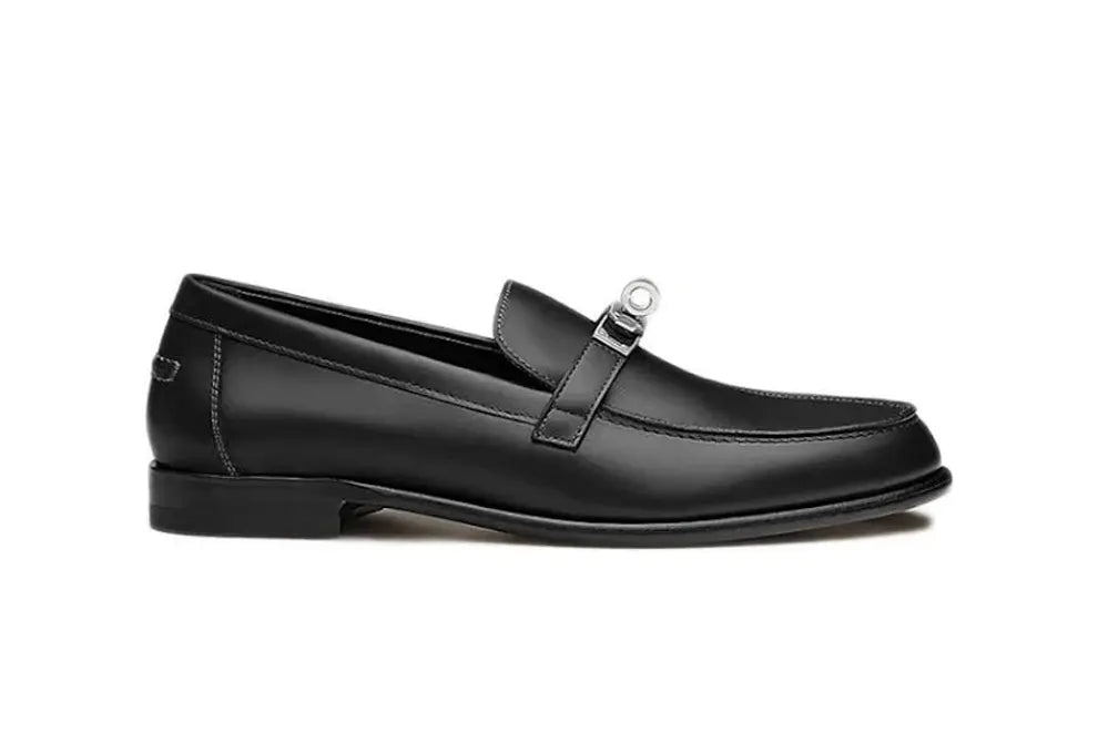 Hermes Destin Calfskin Leather Loafer