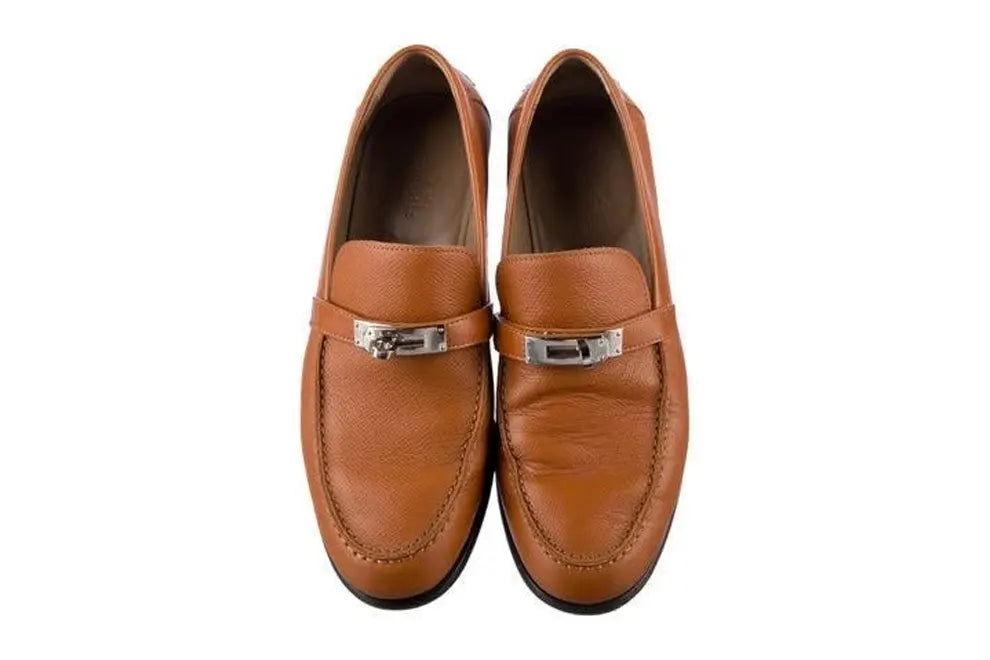 Hermès Destin Leather Loafers