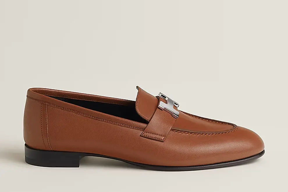 Hermès Women Paris Brown Loafer