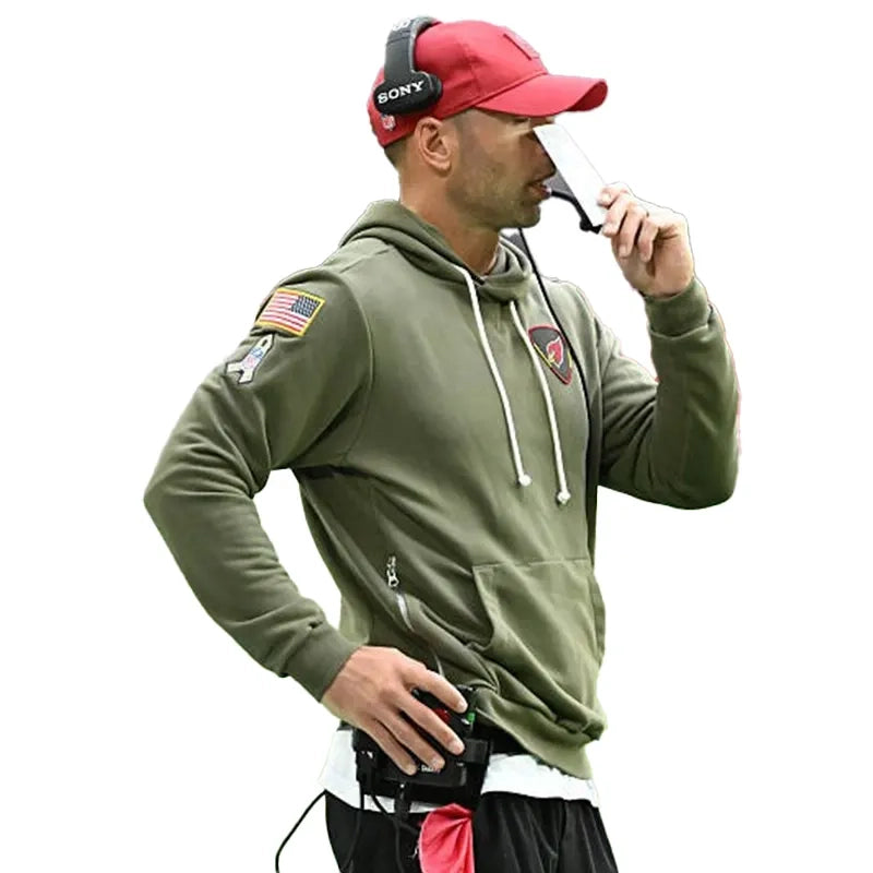 Jonathan Gannon Arizona Cardinals Salute to Service Hoodie