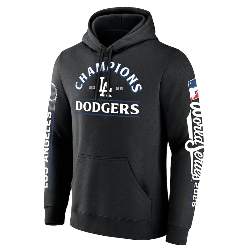 Los Angeles Dodgers Black 2025 World Series Champions Hoodie
