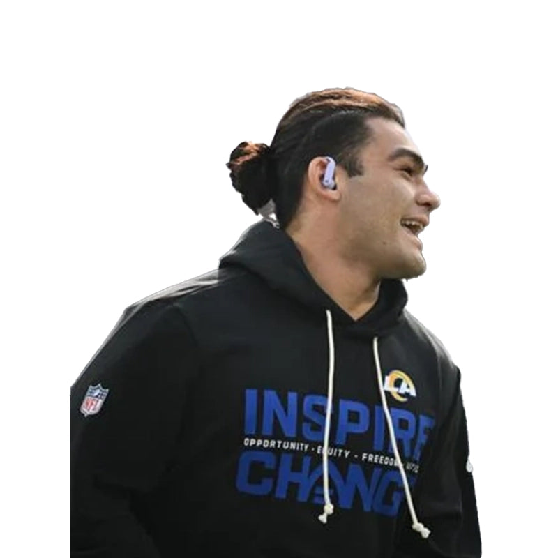 Puka Nacua Rams 2025 Inspire Change Hoodie