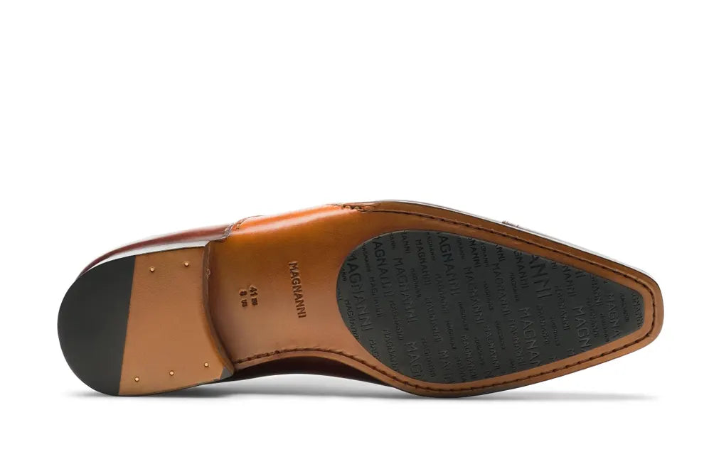 Magnanni Brown Leather Shoes