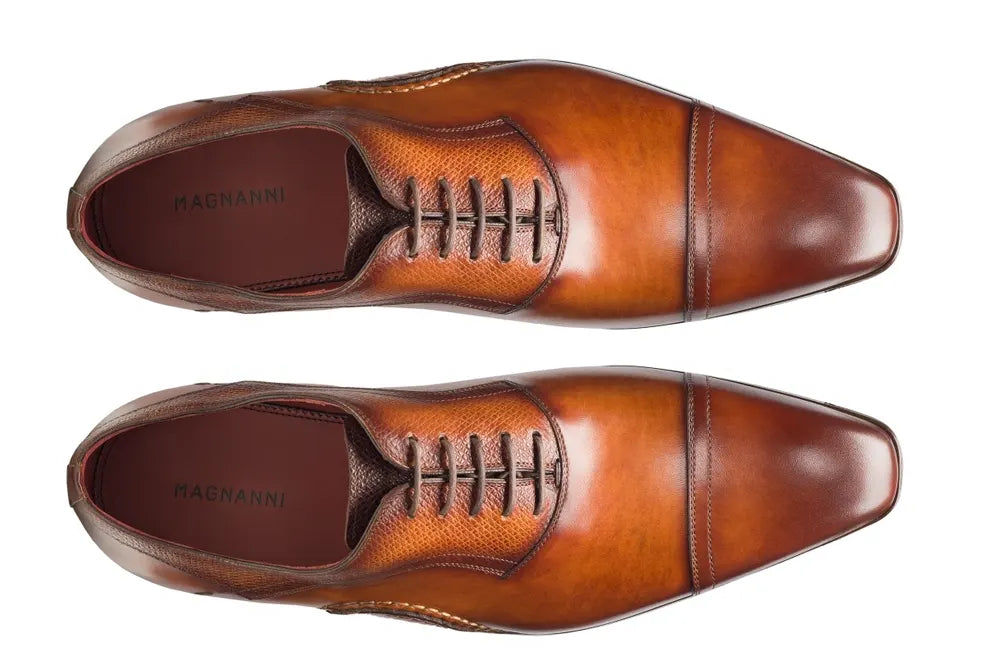Magnanni Brown Leather Shoes