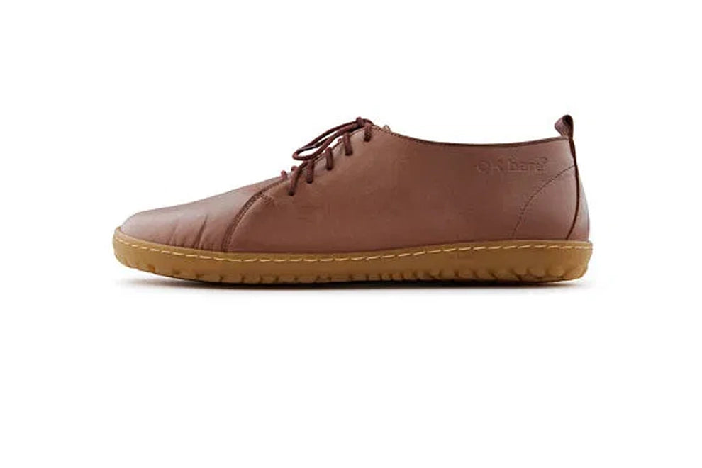 Men’s Oleg Leather Barefoot Shoes Brown