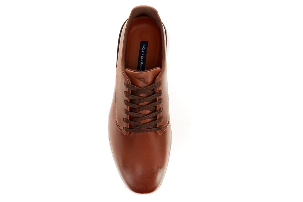 Wolf & Shepherd Men's Crossover Plain Toe Derby
