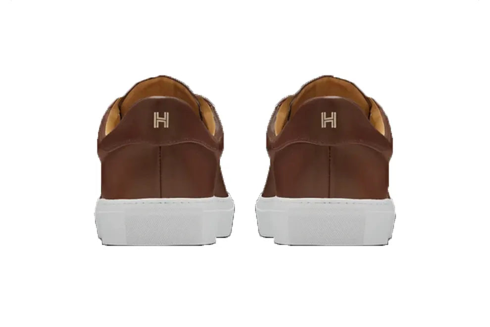 Brown Leather Sneakers