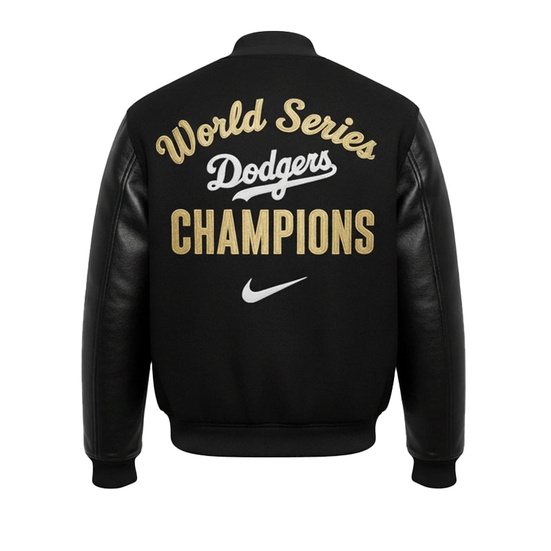 Nike Dodgers World Series Letterman Jacket