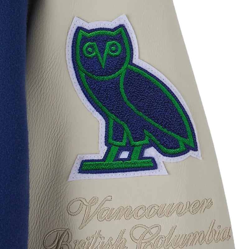 OVO X NHL Vancouver Canucks Varsity Jacket