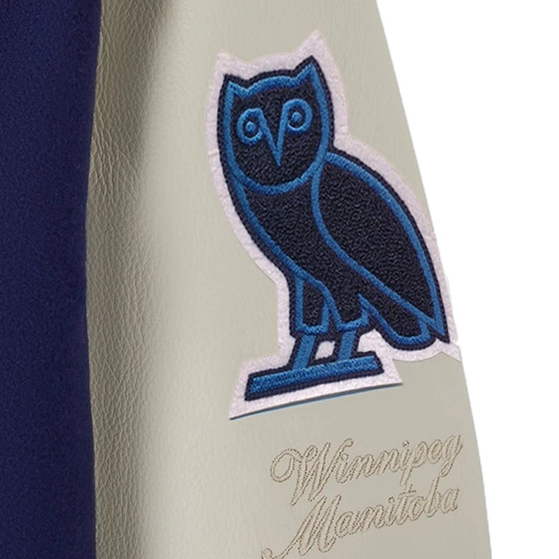 OVO X NHL Winnipeg Jets Varsity Jacket