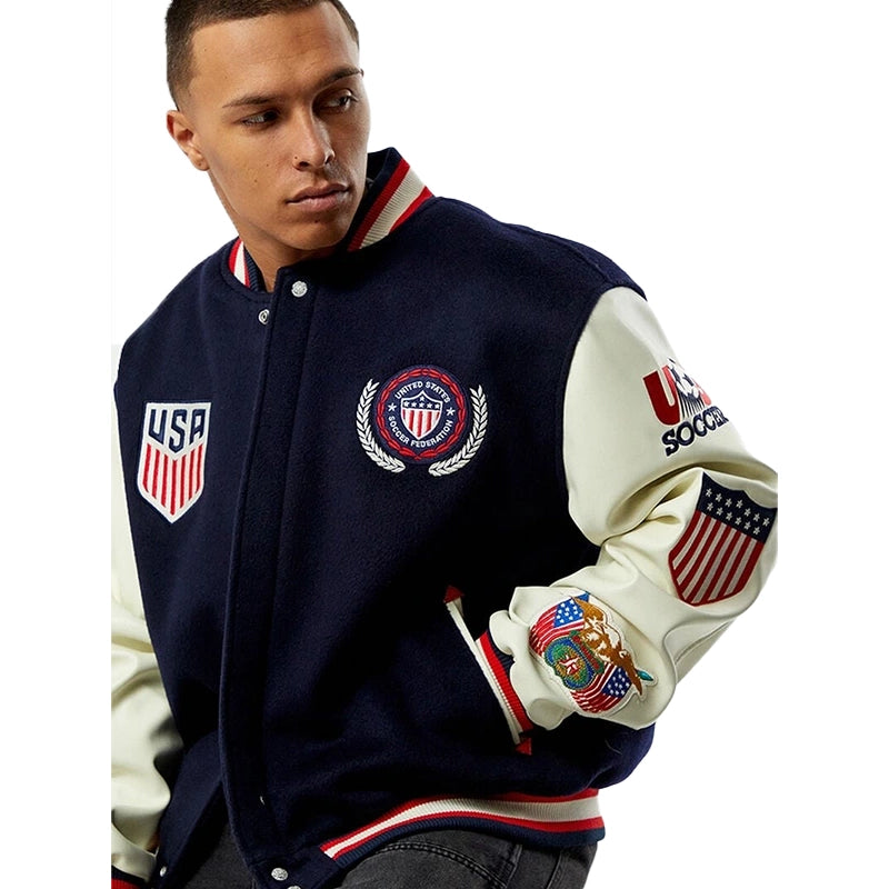Pacsun U.S. Soccer x Jeff Hamilton Varsity Jacket