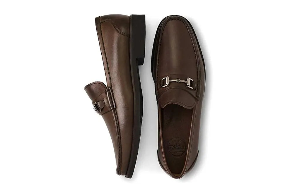 Peter Millar Golf Crown Leather Bit Loafer Casual Shoes