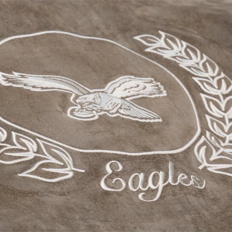 Philadelphia Eagles Tan-Cream Varsity Jacket