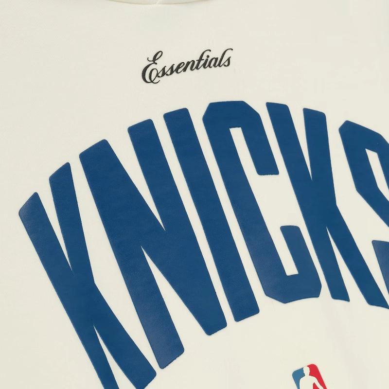 New York Knicks Fear of God x NBA Cream 90’s Hoodie