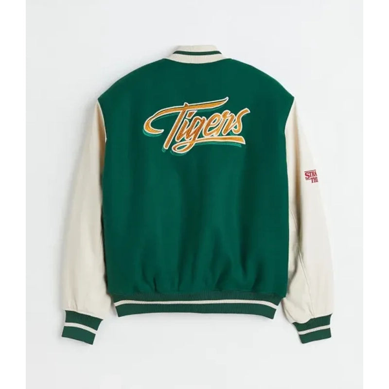 Stranger Things X H&M Hawkins Tigers Varsity Jacket