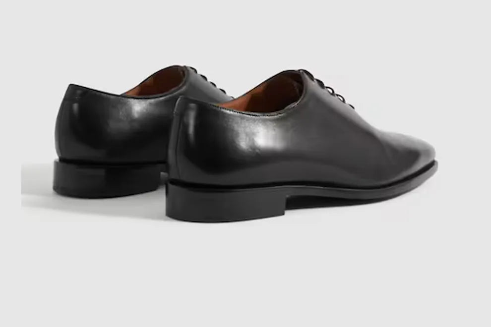 Reiss Mens Mead Leather Lace-up Formal Shoes