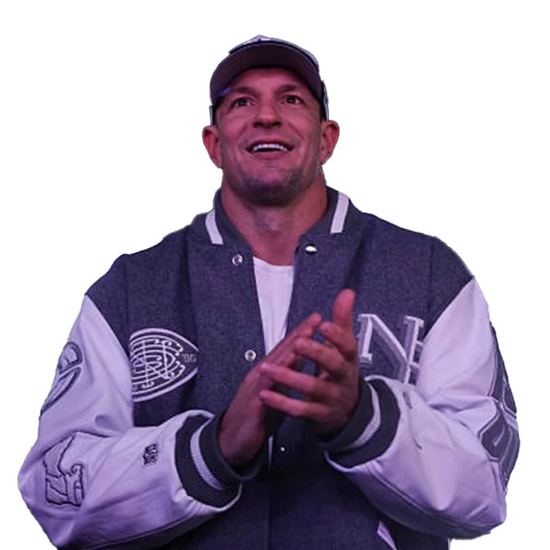 Rob Gronkowski Patriots Rivalries Varsity Jacket