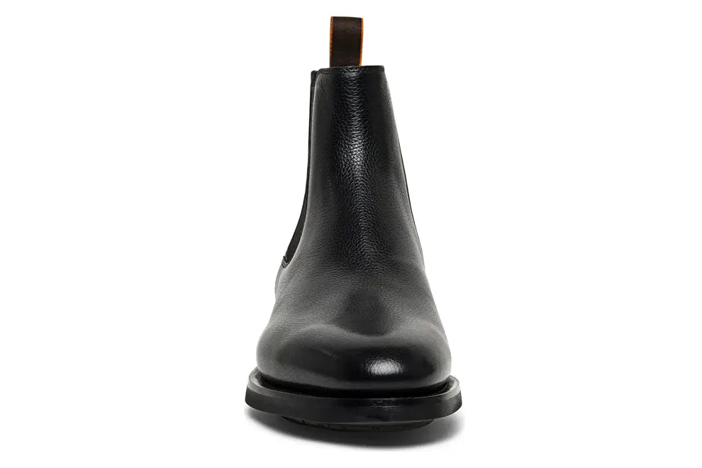 Santoni Enver Chelsea Black Boot