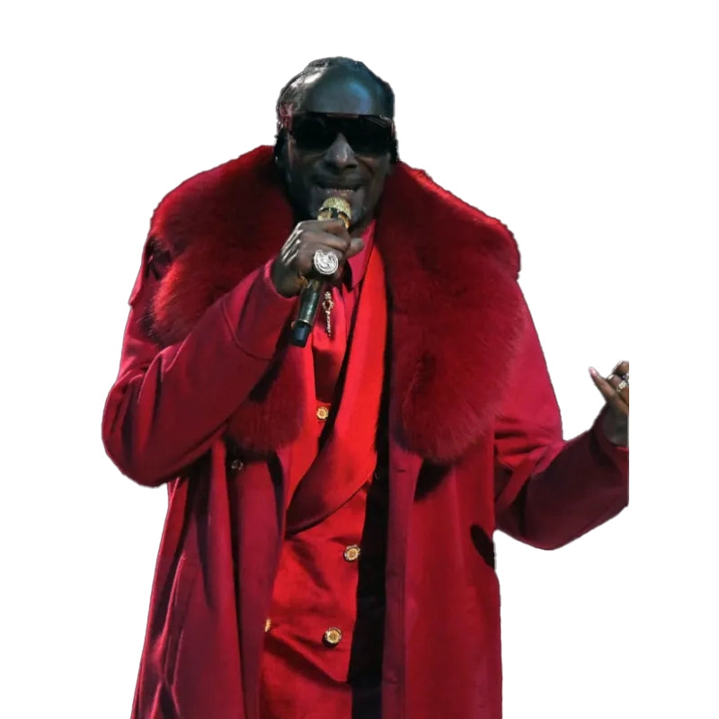 Snoop Dogg Halftime Show Christmas 2025 Red Coat