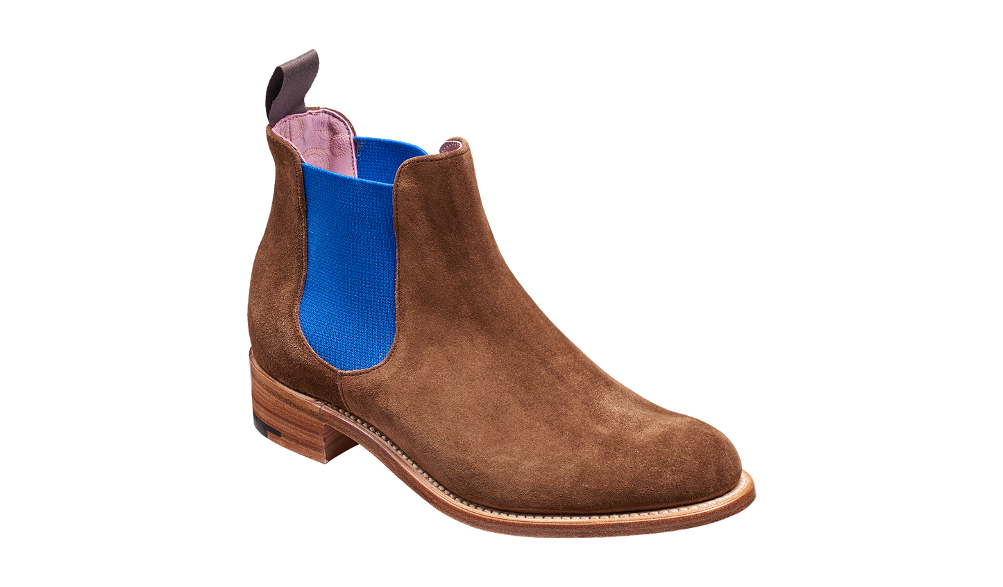 Violet - Castagnia Suede / Blue Elastic