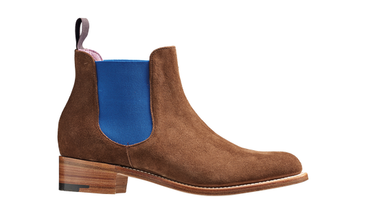 Violet - Castagnia Suede / Blue Elastic