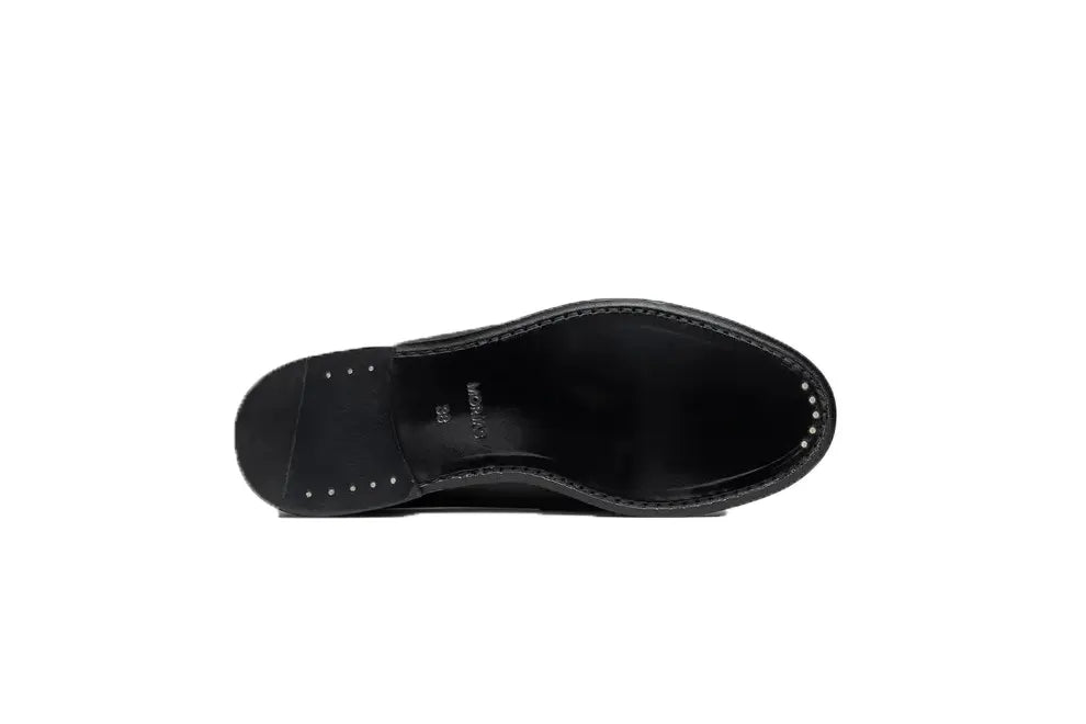 Women The Penny Loafer Black Calf