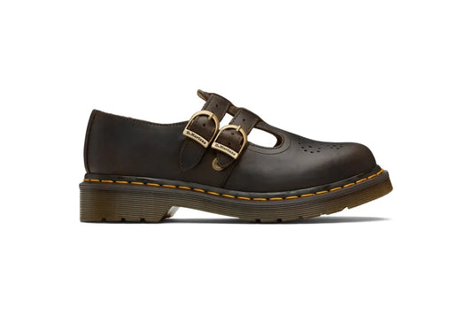 8065 Crazy Horse Leather Mary Jane Shoes