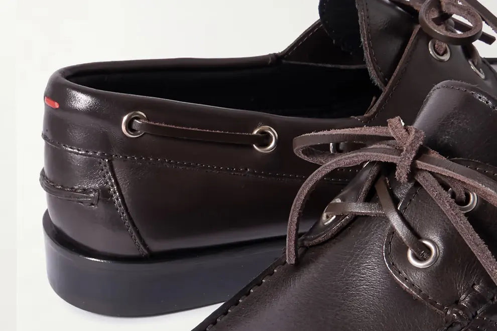 AEYDE Harris Leather Boat Shoes