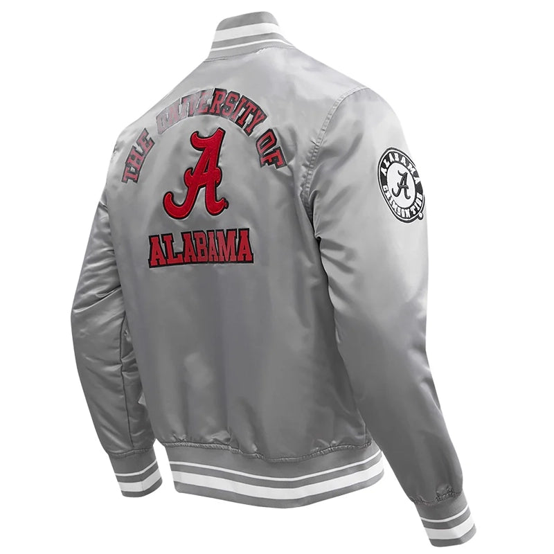 Alabama Satin Varsity Jacket