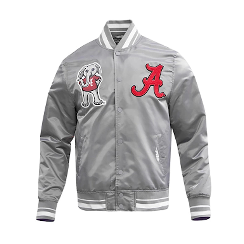 Alabama Satin Varsity Jacket