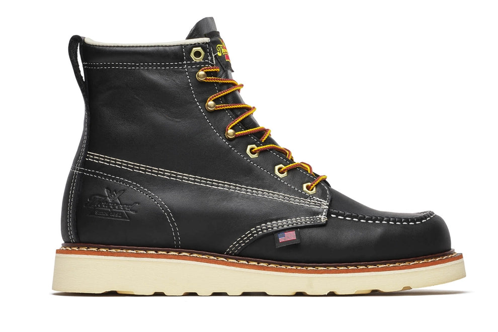 American Heritage Black Moc Toe Shoes