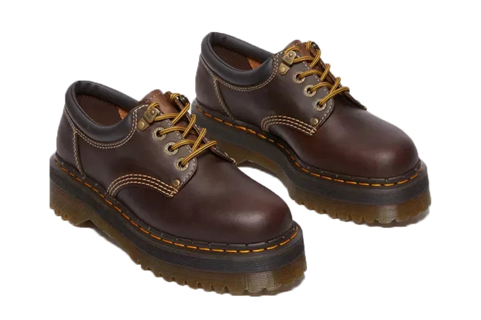 8053 Arc Crazy Horse Leather Platform Casual Shoes