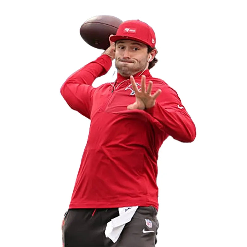 Baker Mayfield Buccaneers Sideline Anorak Hoodie Jacket