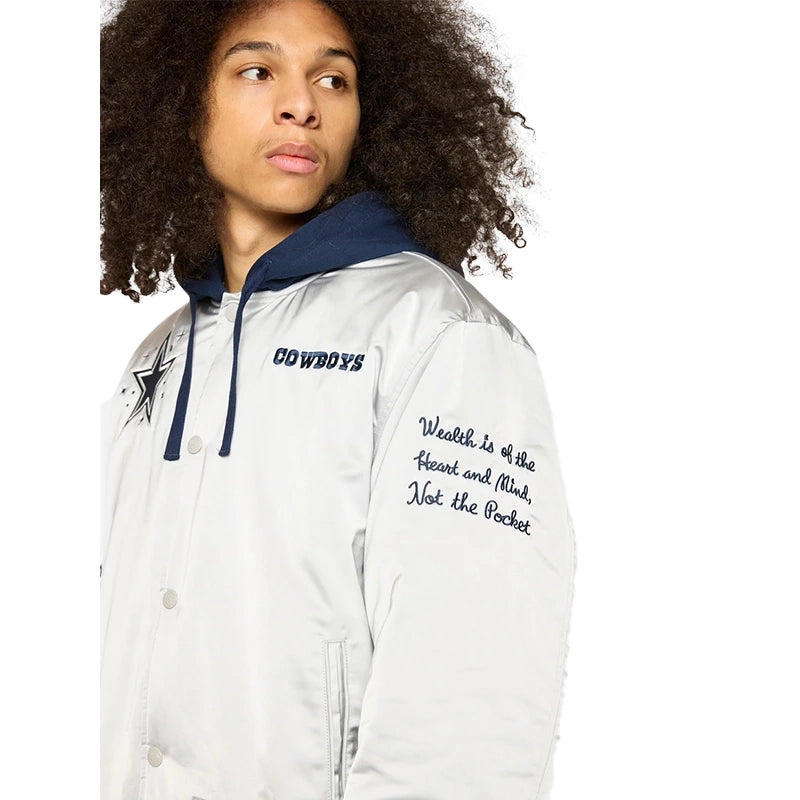 Billionaire Boys Club X Dallas Cowboys Satin Jacket
