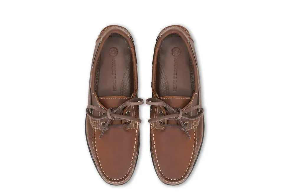 Bordo Waxed Sterling Boat Shoes