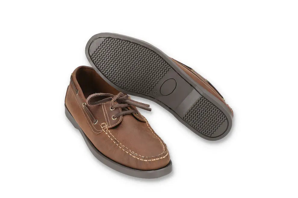 Bordo Waxed Sterling Boat Shoes