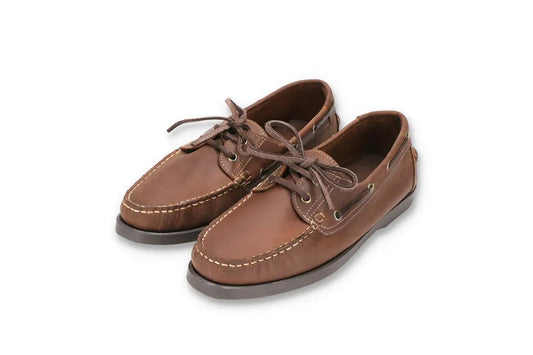 Bordo Waxed Sterling Boat Shoes