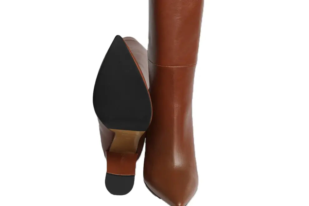 Brandy Caramel Knee High Boots