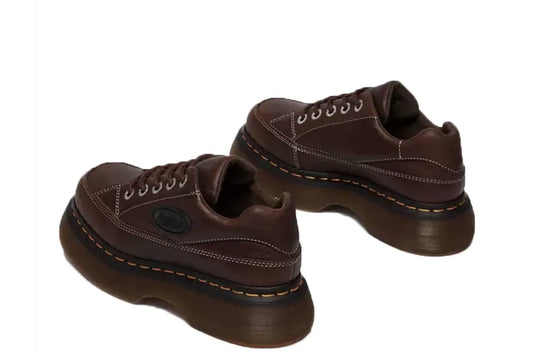 Buzz 5-Eye Grizzly Leather Shoes